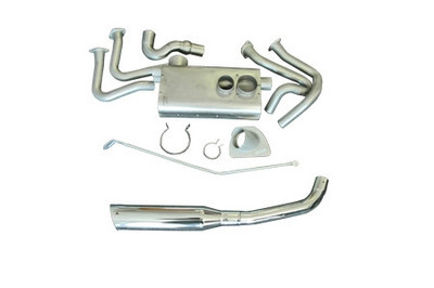 [RX1-08-05924] Power Flow Exhaust Pa28-140 Short Stack Polished