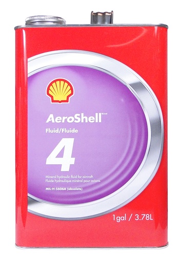[RX1-08-12396] AEROSHELL FLUID 4 GAL MIL-H-5606A W/SCREW CAP