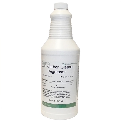 [RX1-09-00768] PANTHEON 080-1228 X-IT CARBON CLEANER DEGREASER REMOVER QT