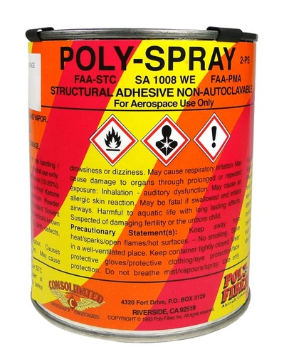 [RX1-09-04500] Poly-Fiber Poly-Spray Gallon
