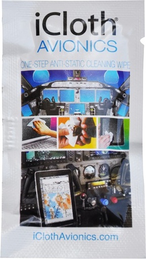 [RX1-09-04590-10] Icloth Avionics Premoistened Wipes Pack Of 10
