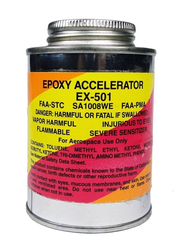 [RX1-09-04650] Poly-Fiber Ex-501 Accelerator 1/2 Pint
