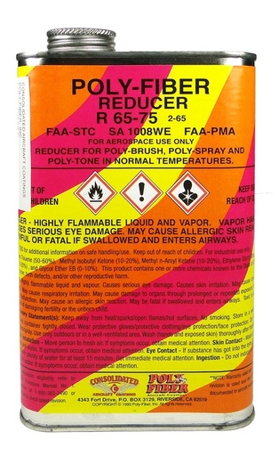 [RX1-09-04800] Poly-Fiber R65-75 Reducer Gallon