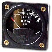 [RX1-10-01275] Westach 2-1/4 Square Tachometer 3500 RPM 2AT3-2 Non-TSO