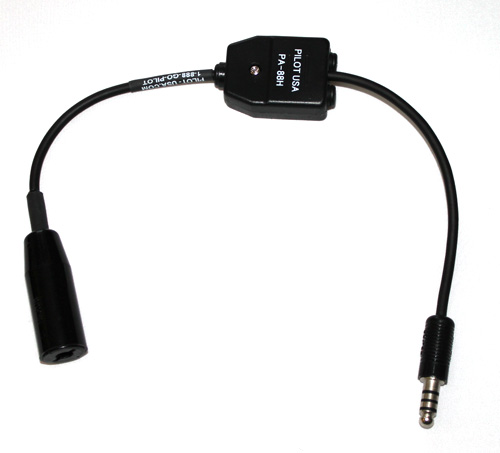 [RX1-11-06531] Pilot USA PA 88H Military To GA Helicopter Impedance Adapter