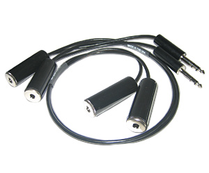 [RX1-11-10635] PILOT JB 05 DUAL GA TO TWO DUAL GA HEADSET ADAPTER