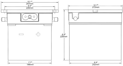 [RX1-11-10763] Gill Military Battery M83769/4-1