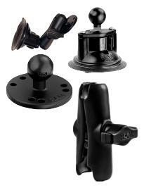 [RX1-11-11498] EKP V And Geo Pilot II Plus Suction Dash Mount