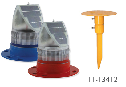 [RX1-11-13412] Avlite Runway Threshold/End Lighting Kit Stakemount