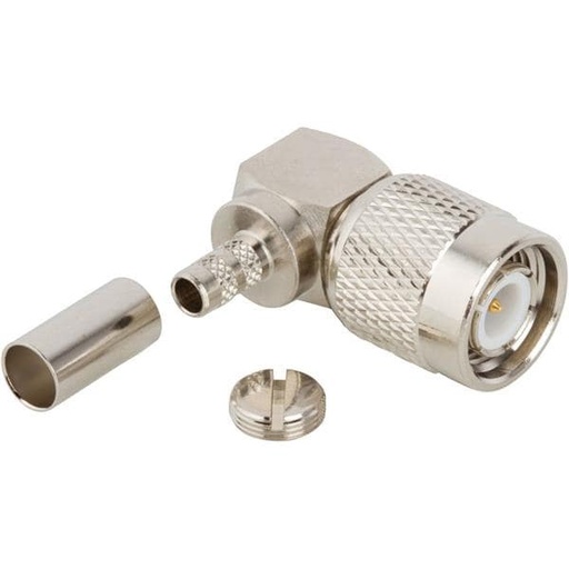 [RX1-11-15368] Amphenol 122430 TNC Male Right Angle Rg 400