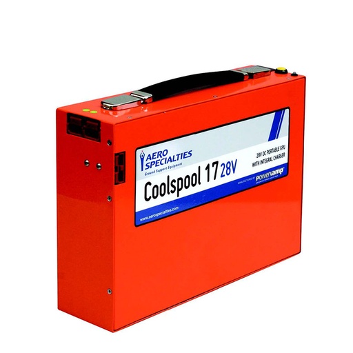[RX1-11-18562] Powervamp Coolspool 17 Base With 6.5 Foot Output 28V Aircraft Connector + SB175 - Us Input