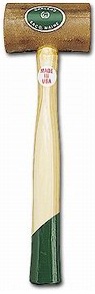 [RX1-12-00753] Weighted Rawhide Mallet 1-1/4