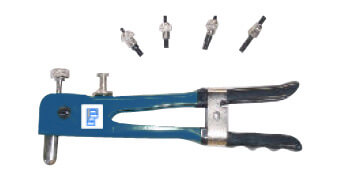 [RX1-12-03440] Blue Pneumatic Rivet Nut Tool With Mandrels BP-738M