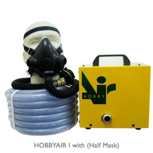 [RX1-12-15850] Hobbyair 1 With 40 Hose And Half Mask