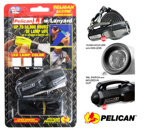 [RX1-13-02240] PELICAN L1 LED FLASHLIGHT BLK