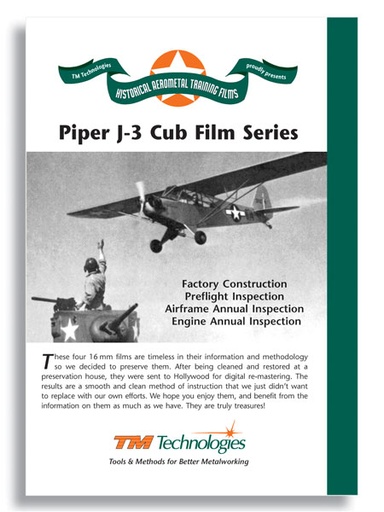 [RX1-13-13053] Complete Piper J3 Training Series Dvd
