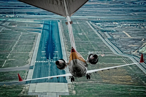 [RX1-13-13443] Jose Ocana Art Complicated Landing Print 33X22