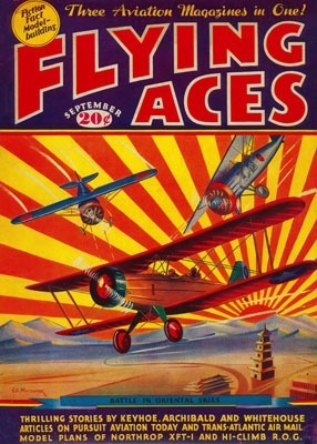 [RX1-13-17763] Flying Aces Postcard