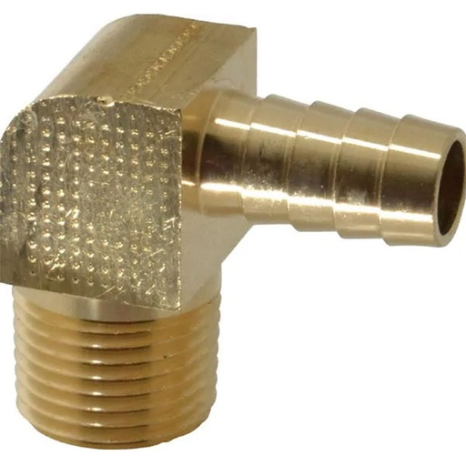 [RX1-15-04937] 90 Degree Hose Barb 1/4-NPT X 1/4 Barb