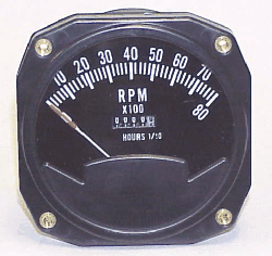 [RX1-15-06978] 3" TACH-HOURMETER UNIVERSAL TYPE