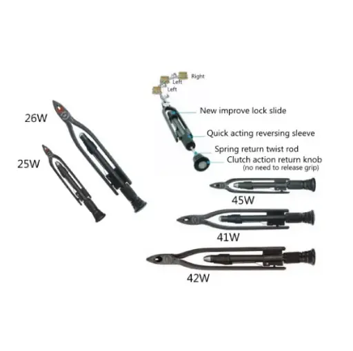 [RX1-45W] 6 Twister Reversible Auto Ret