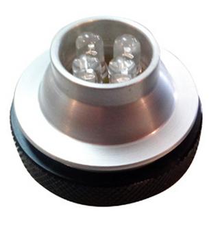 [RX1-05-08301] Fixed Cockpit Light Red/White 14V With Silver Housing