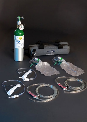 [RX1-05-14892] Precise Flight Oxypack 2-Person Portable Oxygen System 6.3 Cu Foot Cylinder