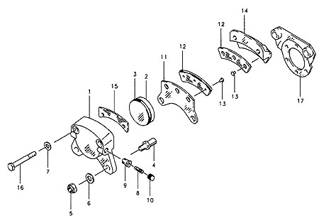 [RX1-06-01203] Cleveland Brake Cylinder Assembly 091-00702