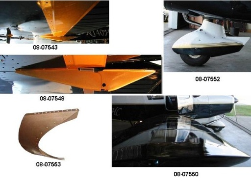 [RX1-08-07546] Laminar Flow Flap GAP Seals PA 34
