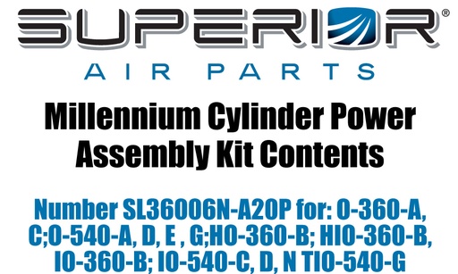 [RX1-08-11745] Superior Millennium Cylinder SL36006N-A20P Complete Assembly