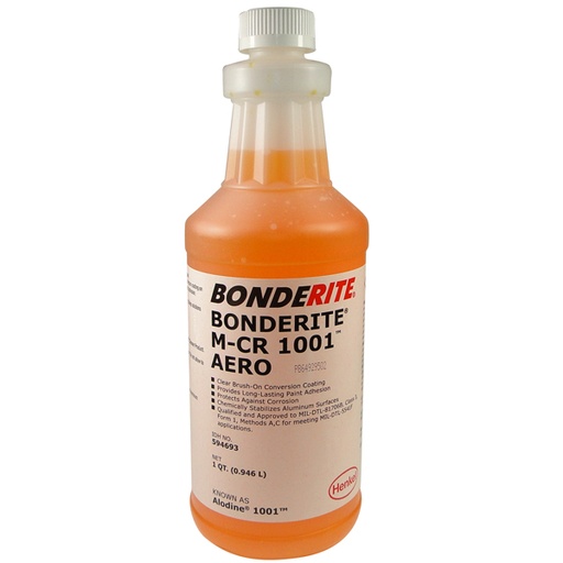 [RX1-09-01628] Bonderite M-Cr 1001 Aero - Alodine 1001 Quart