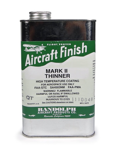 [RX1-09-02196] Randolph Coatings Mark II Thinner Quart