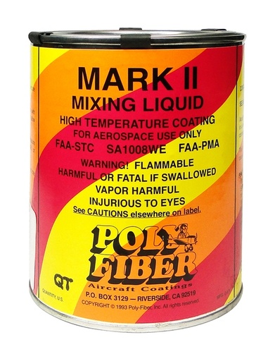 [RX1-09-03695] Poly-Fiber Mark II Mixing Liquid Quart