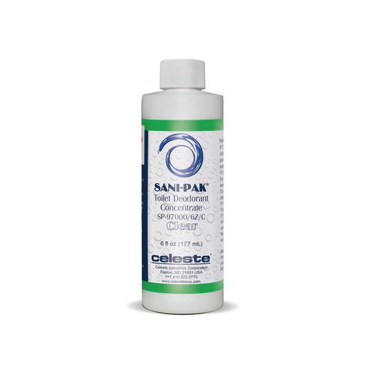 [RX1-09-05915] Celeste Sani-Pak Liquid Clear 6 Oz Bottle