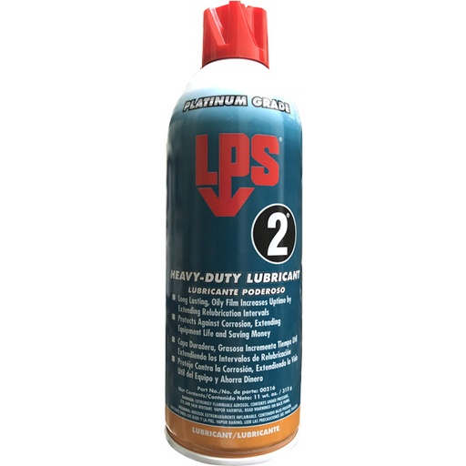 [RX1-09-26100-12] LPS 00216 #2 Heavy Duty Lubricant 11Oz Aerosol Case Of 12