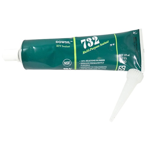 [RX1-09-27815] Dow Corning 732 Black 4.7 Oz