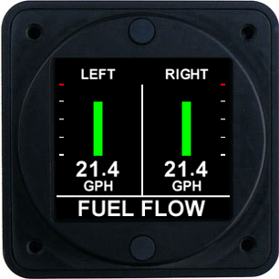 [RX1-10-05517] Aerospace Logic Multi Engine Fuel Flow Max 60Gph