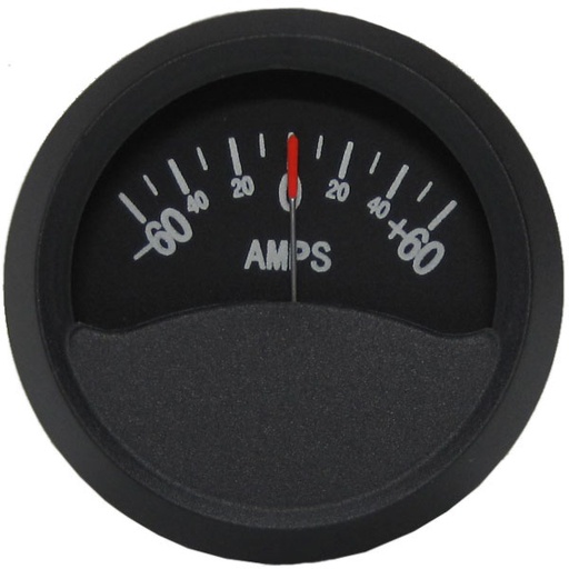 [RX1-10-05843] Swift 2 Round Ammeter 60A-0-60A