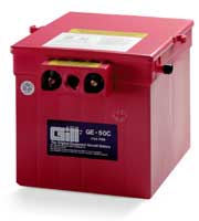 [RX1-11-01682] Gill Battery GE-50C Without Acid S