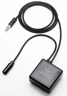 [RX1-11-09996] Pilot USA PA 89Bh 6 Pin Lemo To Helicopter Adapter