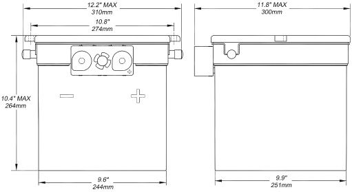 [RX1-11-10760] Gill Military Battery M83769/1-1
