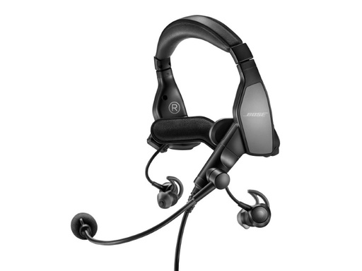 [RX1-11-17410] Bose ProFlight Series 2 Bluetooth Aviation Headset - Straight Cord - Dual GA Plug