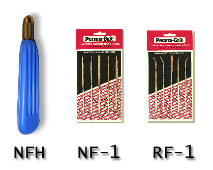 [RX1-12-00098] Perma-Grit Round Lrg Needle Fl