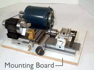 [RX1-12-01608] Micro Lathe Mounting Board