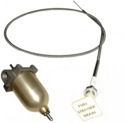 [RX1-05-04112] McFarlane Fs-KT-5 Fuel Strainer Assembly With Drain Cable