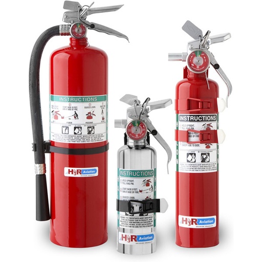 [RX1-13-01993] H3R Halon Fire Extinguisher 1.25Lb With Gauge +