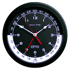 [RX1-13-04864] Zulu Time Wall Clock ZT14-4