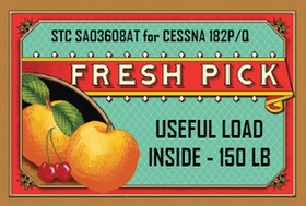 [RX1-05-04889] Cessna 182 Max Gross Wt STC