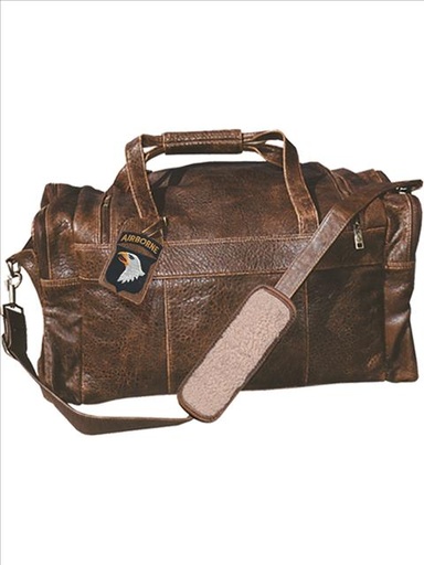 [RX1-13-07202] Aero Squadron Leather Duffle