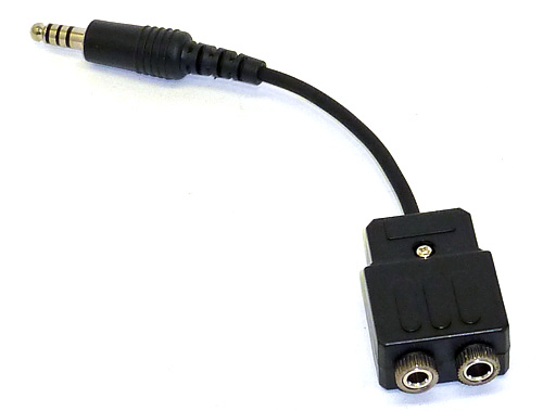 [RX1-13-09305] Rugged Air Dual GA To Helicopter Adapter